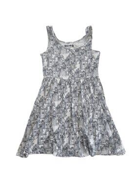 Her Universe Doctor Who Bad Guys Villains Skater Dress Off-White Mini